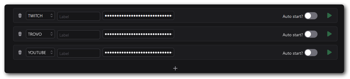 Target configuration