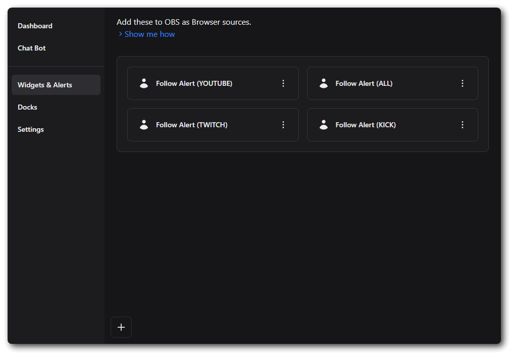 Example Per Platform Alerts