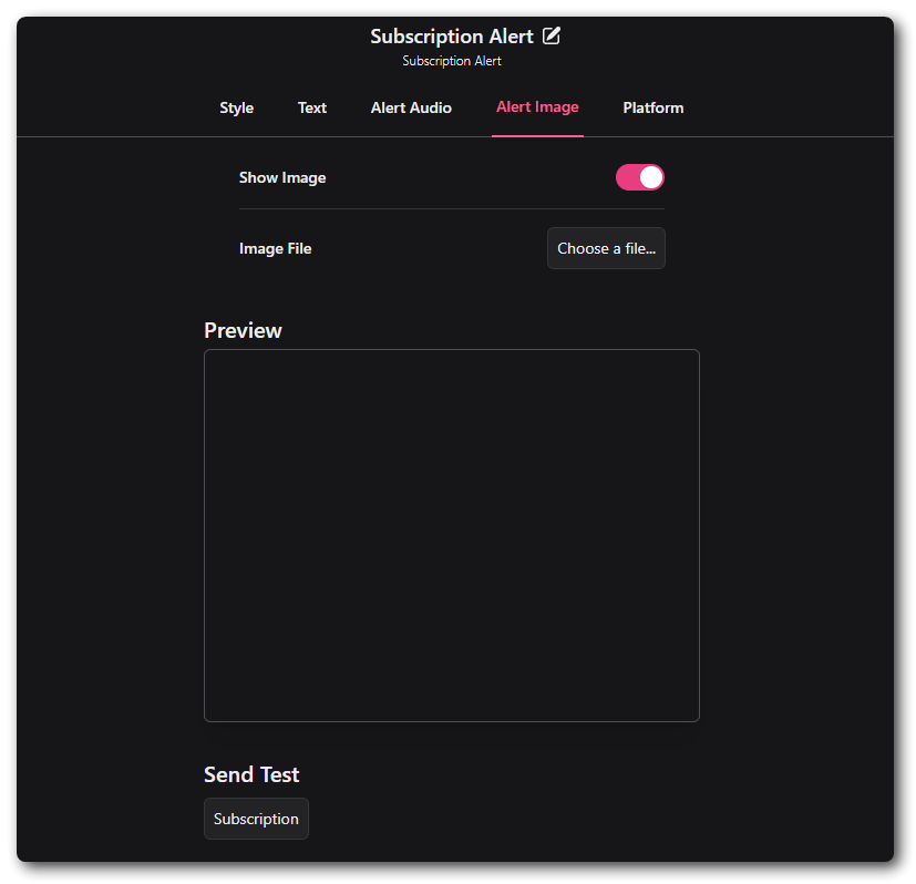 Image/Video Configuration